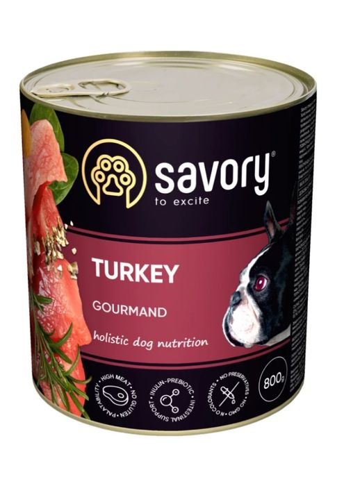 Продам корм "Savory" з індичкою 800гр