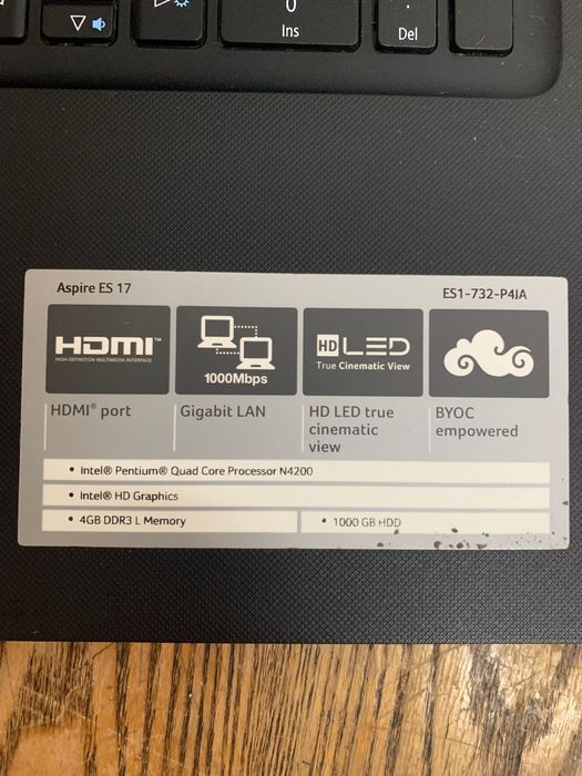 Ноутбук Acer Aspire