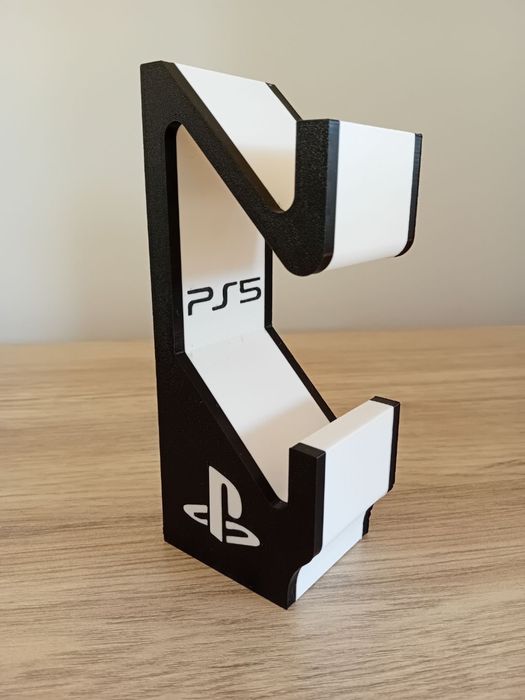 Suporte Vertical para Comando PS5 DualSense – Preto e Branco