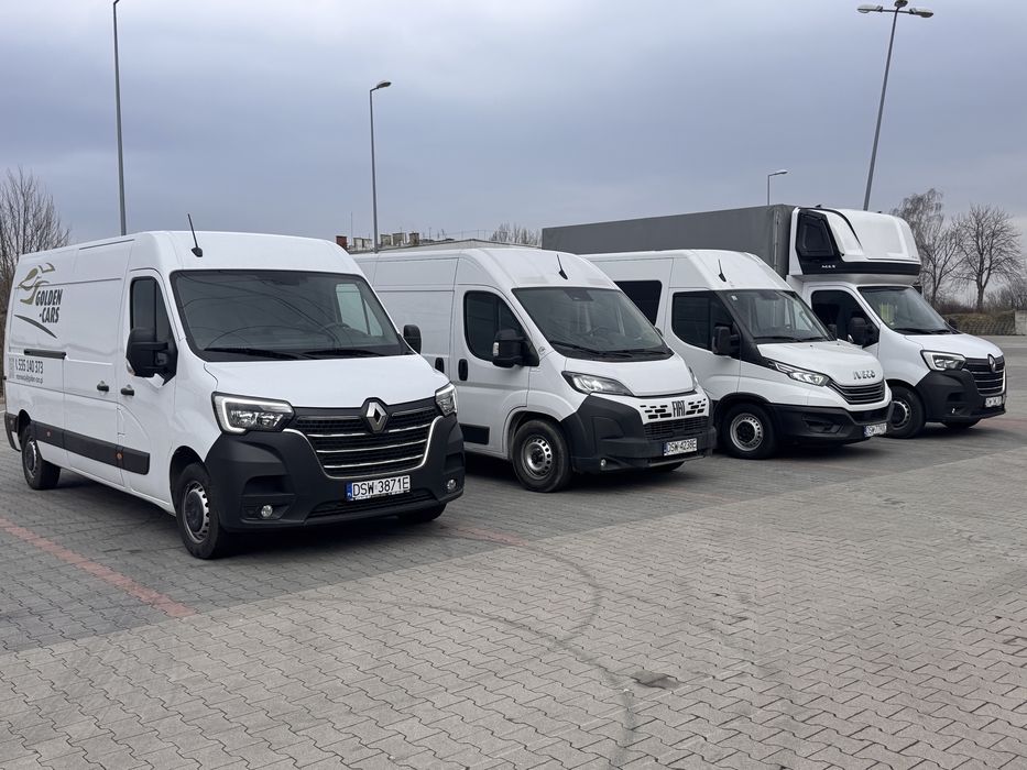 Wynajem busów dostawczych i osobowych.