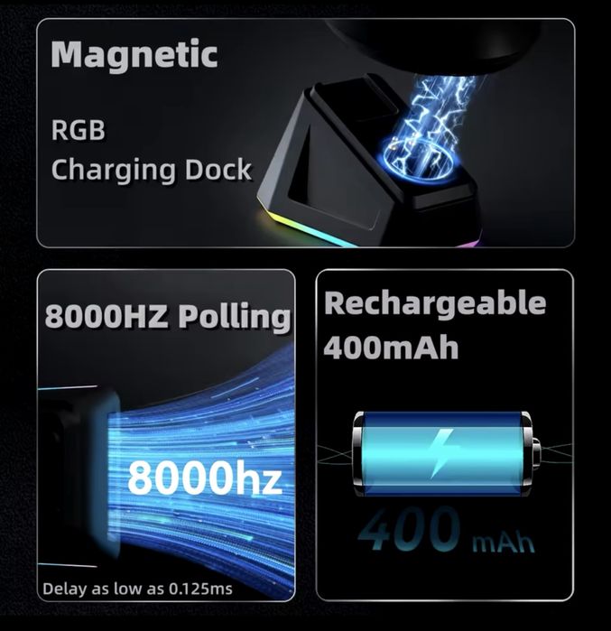 Игровая мышь | мышь ajazz aj159 pro | paw 3395 | 8K hz