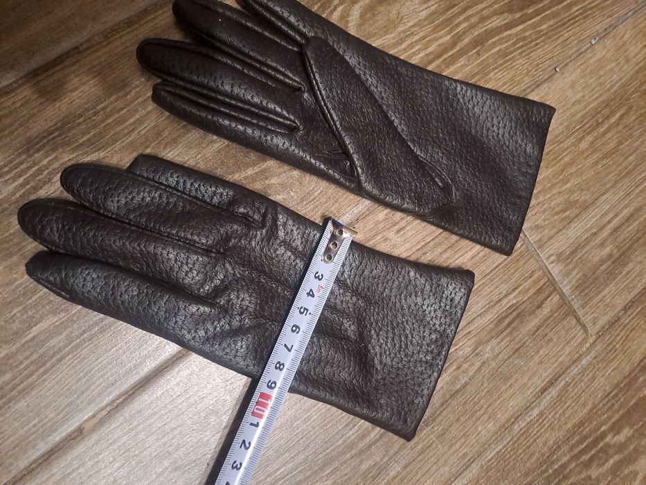 Рукавиці нові  шкіра , коричневі