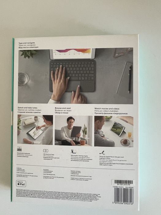 Logitech Combo Touch (Teclado e case de iPad)