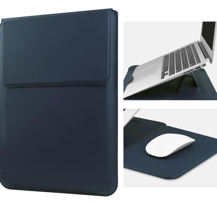 Pokrowiec na macbook case etui czarne nowe podstawka