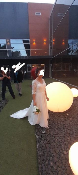 Vestido de noiva usado uma vez