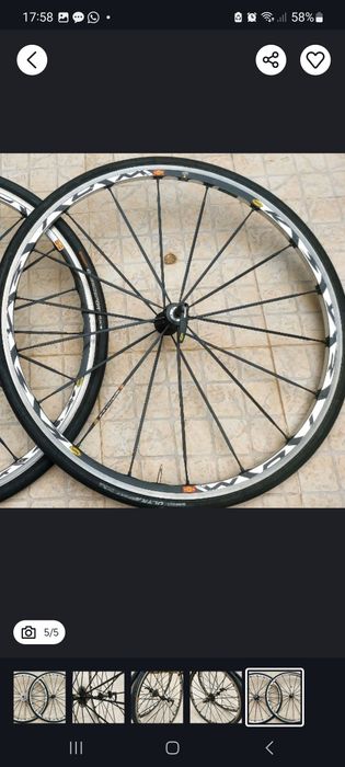 V...Rodas Mavic Ksyrium