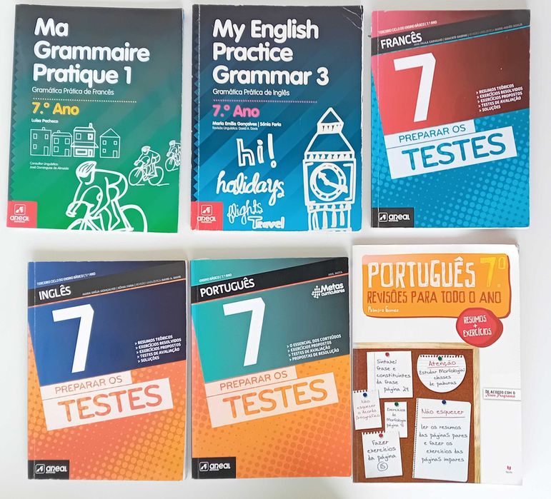 Livros de apoio 3° ciclo (7°, 8° e 9° anos)