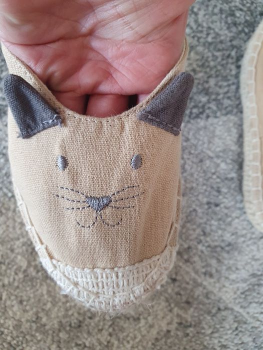 Buty espadryle Kotki 31 wkładka 18cm