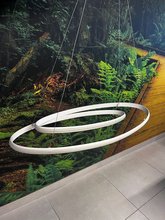 Lampa sufitowa led biała