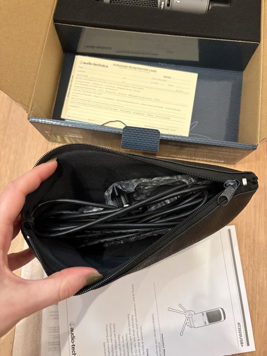 Audio-Technica AT2020USB+ – Novo (apenas aberto)