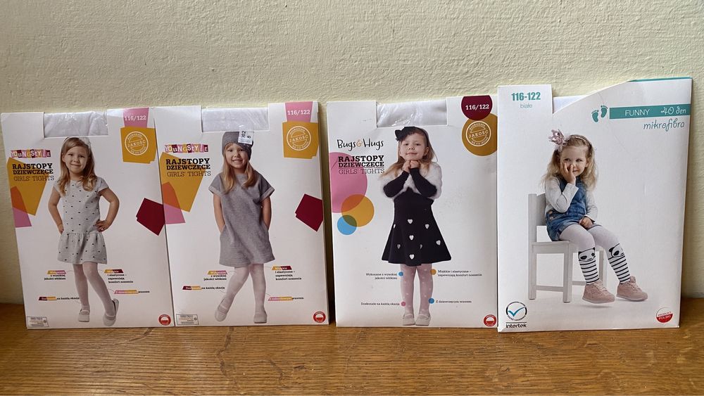 Rajstopy 116/122 NOWE
