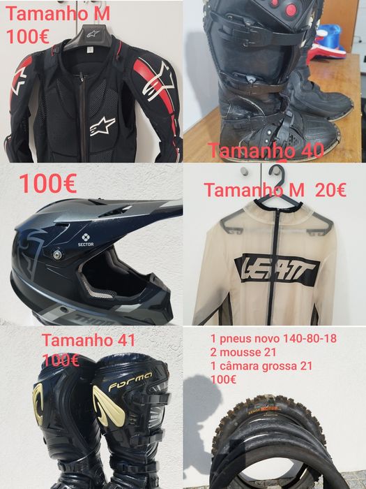 Equipamentos de enduro (negociável)
