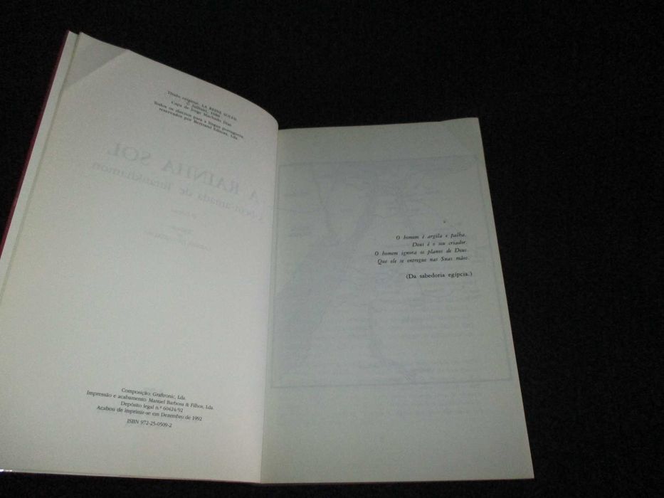 Livro A Rainha Sol Christian Jacq Bertrand
