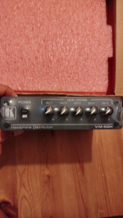 Kramer VM-50H - Amplificador Distribuidor de Auscultadores 1:5 - NOVO64564321116418120