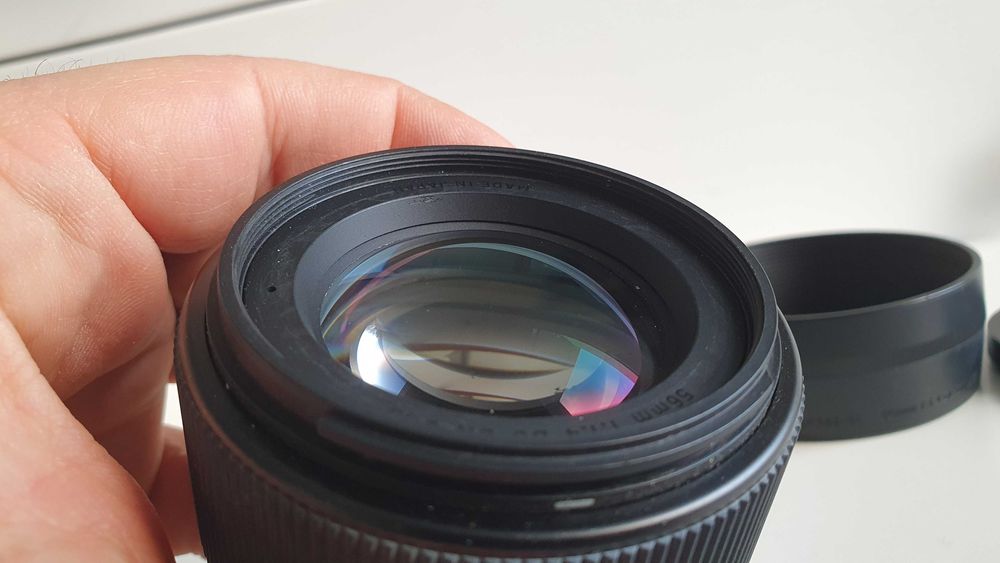 Sigma 56mm f1.4 DC DN Sony E stan idealny pudełko prywatnie pakiet taniej