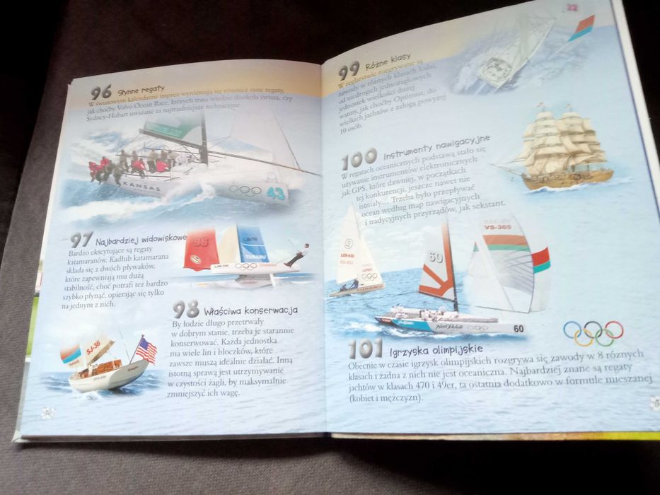 Wyścigi, rajdy, regaty książka 101 ciekawostek