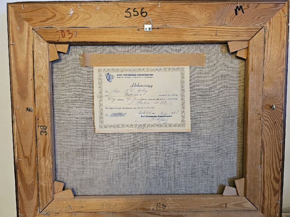 Obraz Olejny Axel Hamborn scena miejska