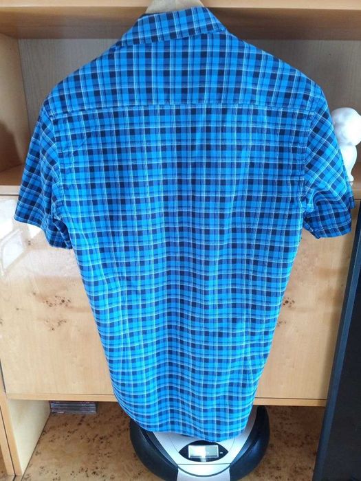 Koszula w kratę z krótkim rękawem roz. M