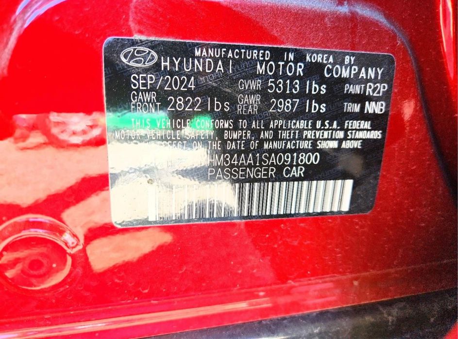 Hyundai ioniq 6 SEL 2025