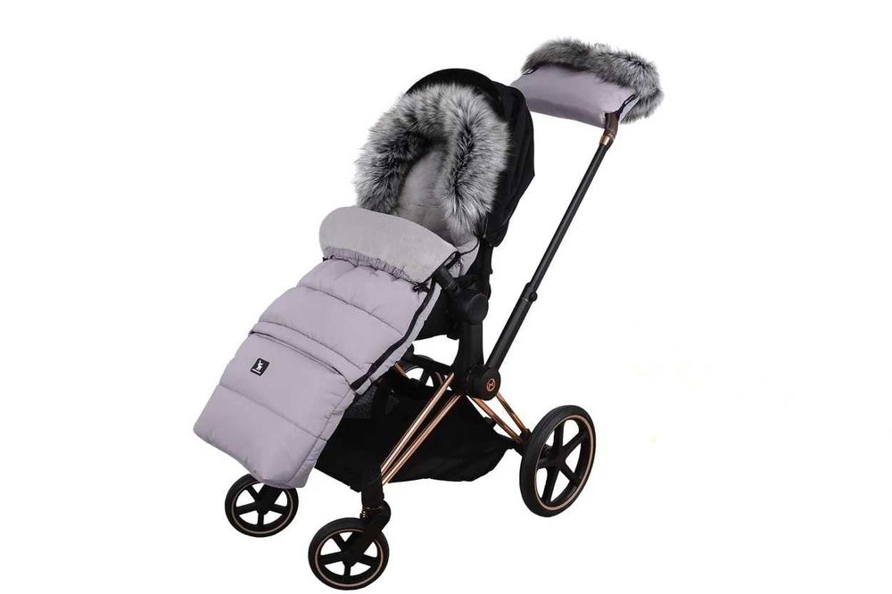 Śpiworek Zimowy Cottonmoose COMBI 130cm | Green | Do fotelika i wózka