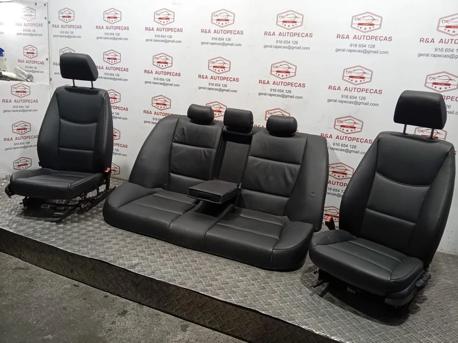Conjunto de Bancos BMW Série 3 E90 em Pele Imaculados Original