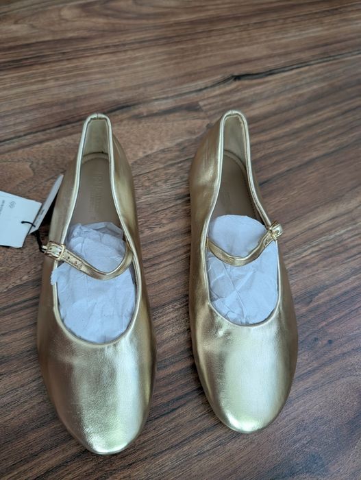 Nowe złote baleriny Pull&Bear Collection r. 36 – z metką