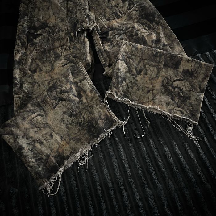 bershka wide camo realtree pants камуфляжні штани jaded london