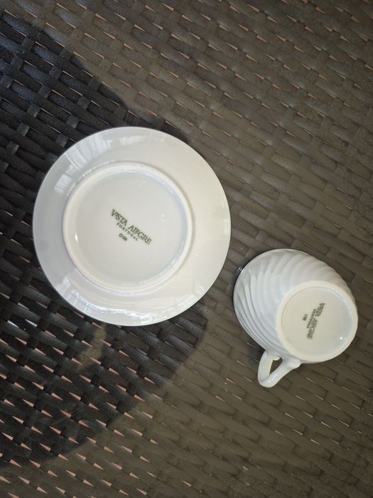 Chávena e pires de café