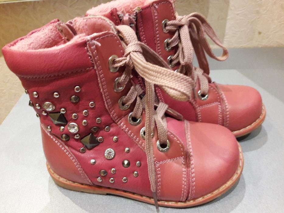 Деми ботинки для девочки 24р. Шалунишка