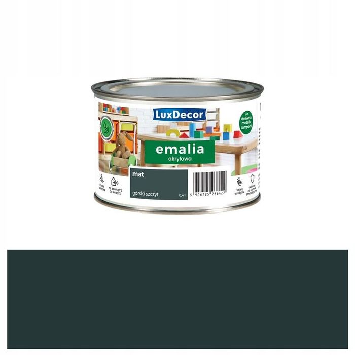 Emalia Luxdecor Górski szczyt 0,4 l akrylowa szybkoschnąca MAT (23)