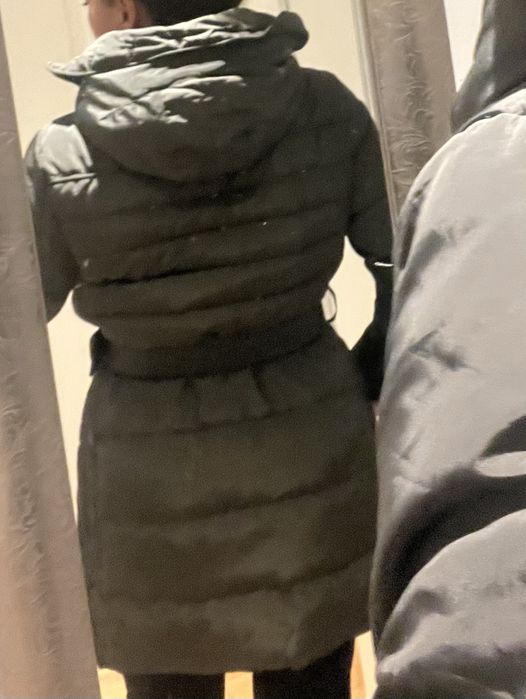 Casaco de penas cinza escuro com capuz Pepe Jeans