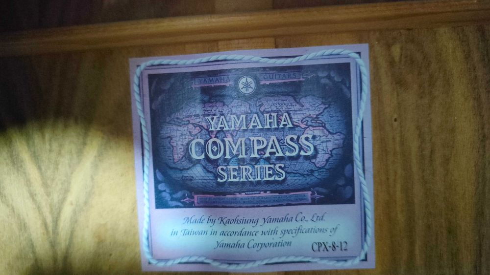 Yamaha Compass CPX-8-12. 12-strunowa gitara elektroakustyczna- ZAMIANA