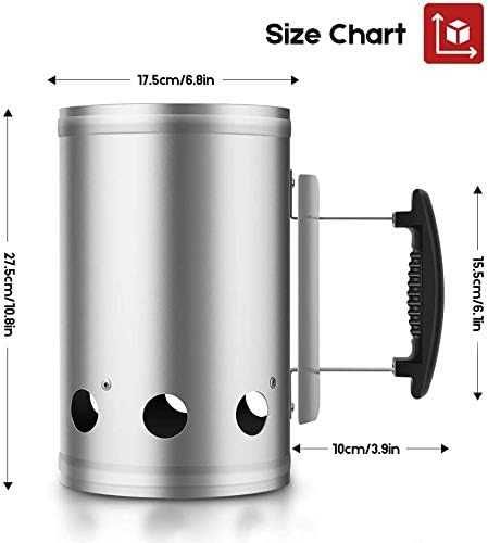 Kompaktowy Rozrusznik Węgla Drzewnego BEAU JARDIN - Rozpalanie Grilla!