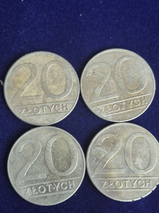 Cztery razy Dwadzieścia złotych z 1990 roku