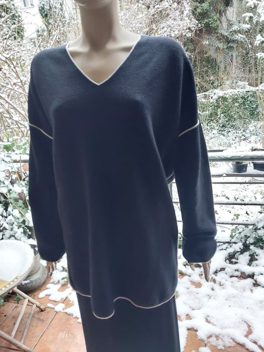 Piękny wełniany sweter COS XL