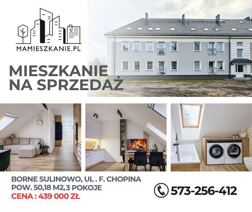 Nowoczesne, wyposażone mieszkanie, 50,18m2