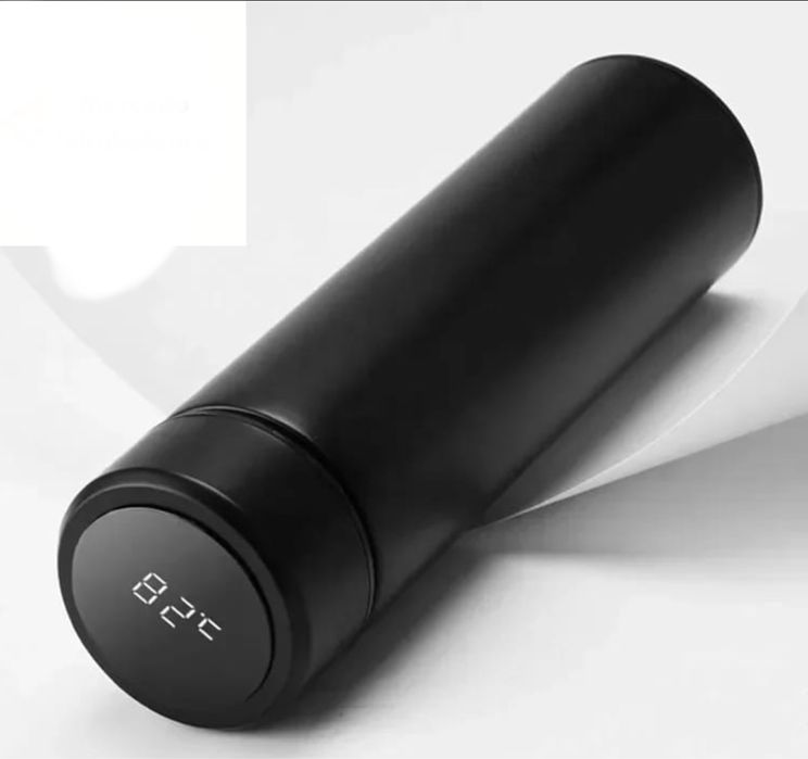 Garrafa térmica preta