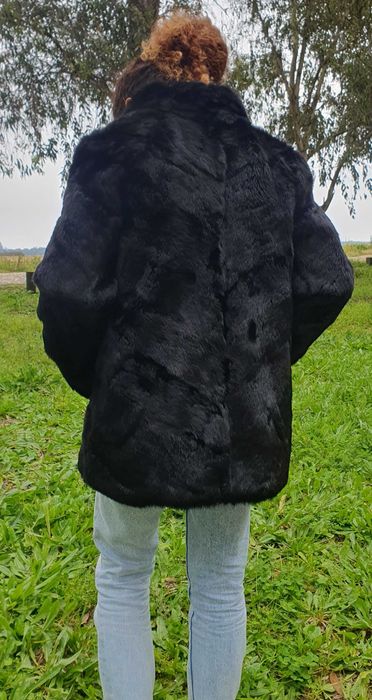 Casaco pele genuína. Comprado na antiga Casa Martinho, na Estrela