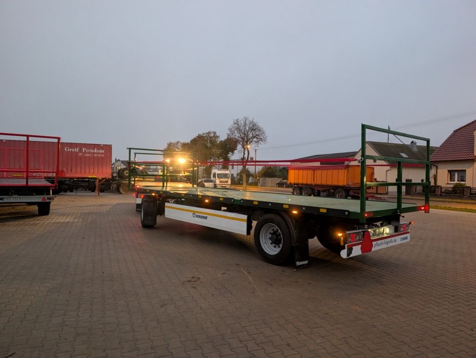 Przyczepa do bel skrzyniopalet balotów platforma laweta