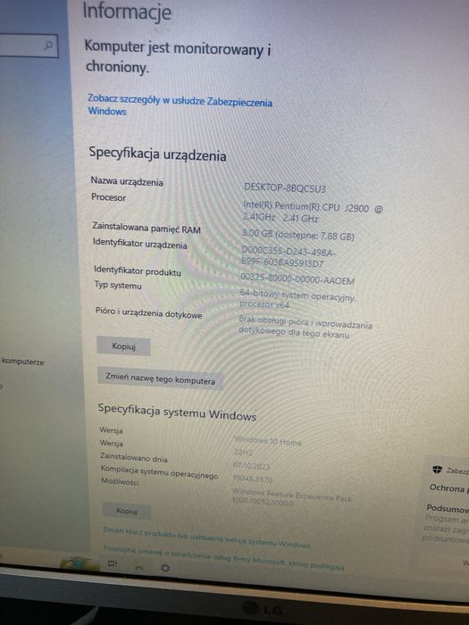 Komputer biurowy Acer