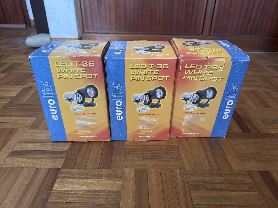 3 Pinspots Eurolite T-36