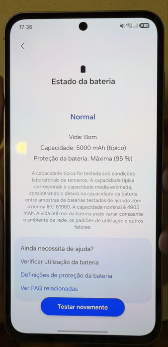 Samsung A55 5G 128GB Com película de vidro nova