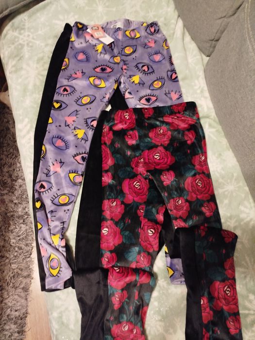 Getry z meszkiem dla dziewczynki 146/152