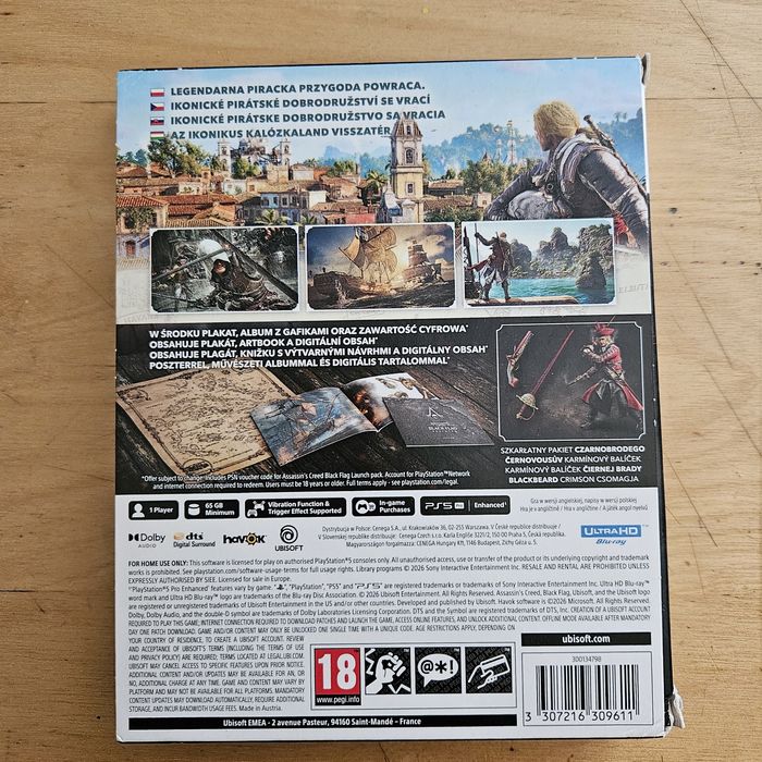 Assassin’s Creed Black Flag Resynced – Launch Edition PS5 + artbook + plakat