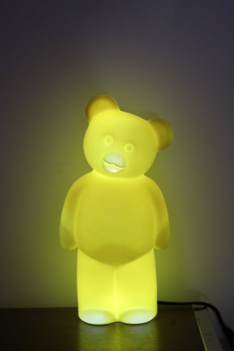 Plastikowa lampka miś
