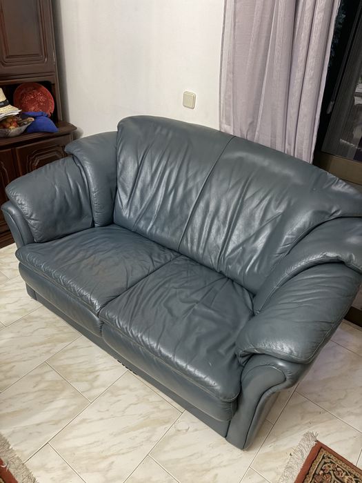 Conjunto de 2 sofás e 1 cadeirão Vintage