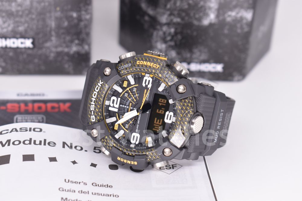 Casio G-Shock GG-B100Y-1A NEW ORIGINAL | Bluetooth | 4-Sensor | Carbon
