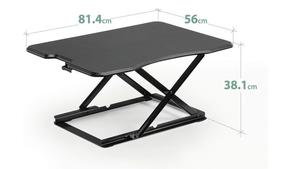 Secretária de pé ZINUS 81cm com altura ajustável