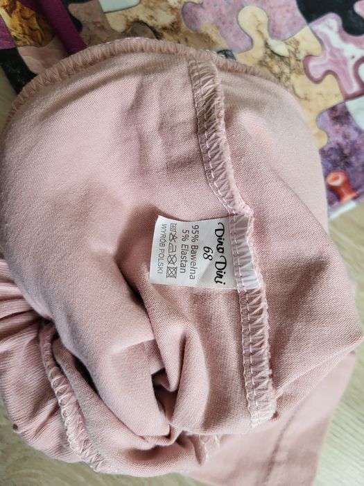 Body I spodenki z falbankami dla dziewczynki rozmiar 68