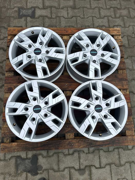 5x160 7j x 17" et53 Ford Custom komplet alufelgi z czujnikami ciśnieni